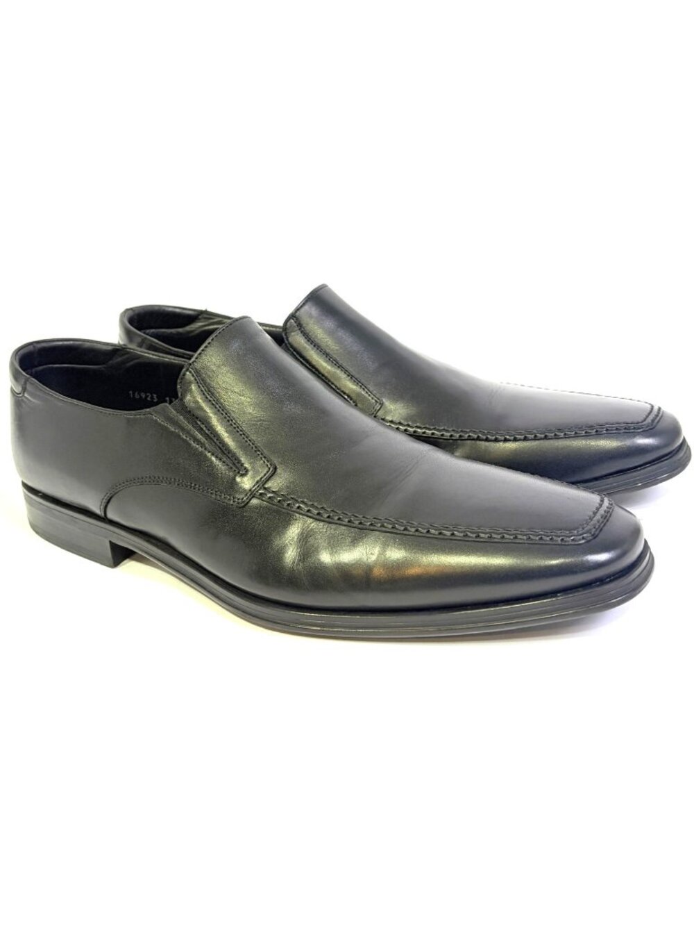MAGNANNI Linea Merino Black Soft Leather Loafers Mens US 13 M 16923